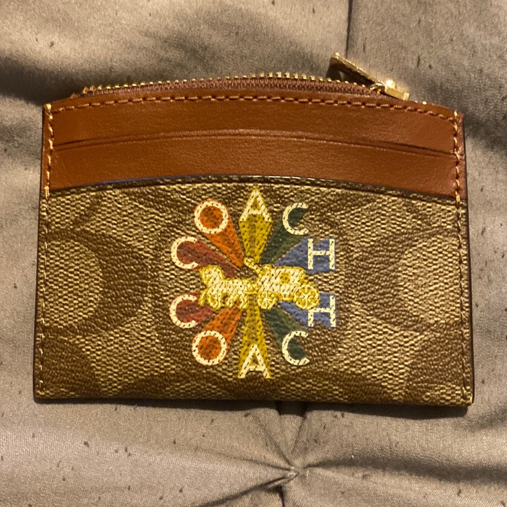 Coach mini wallet